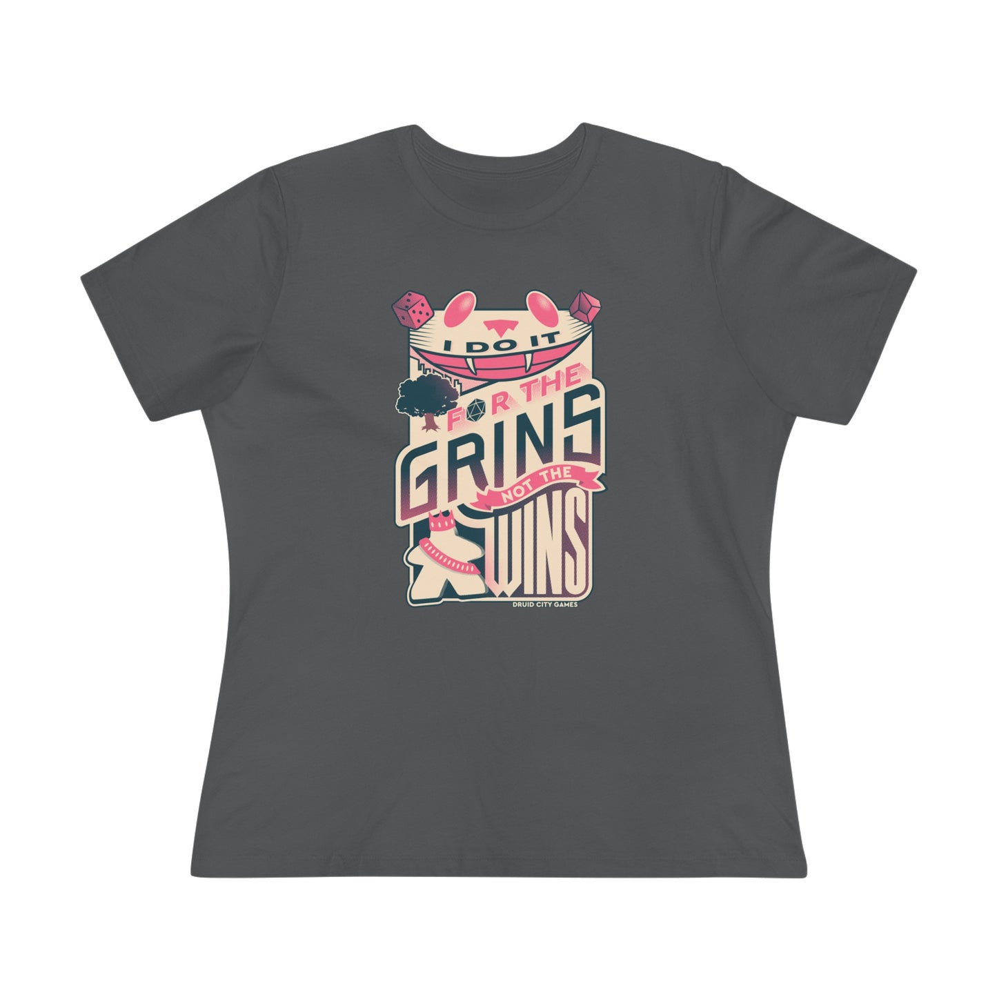 I do it for the Grins not the Wins - Women's Premium Fit