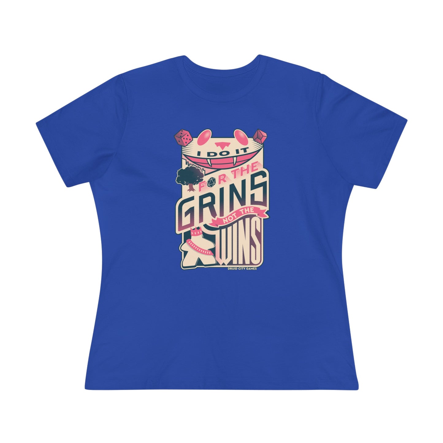 I do it for the Grins not the Wins - Women's Premium Fit