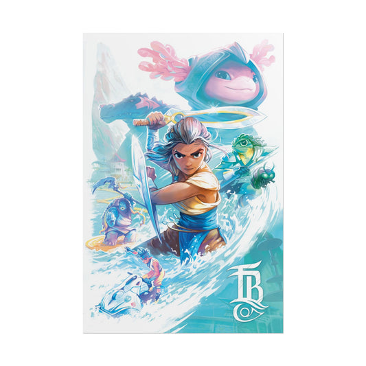 Tidal Blades Art Print - Perfect for your gaming room!