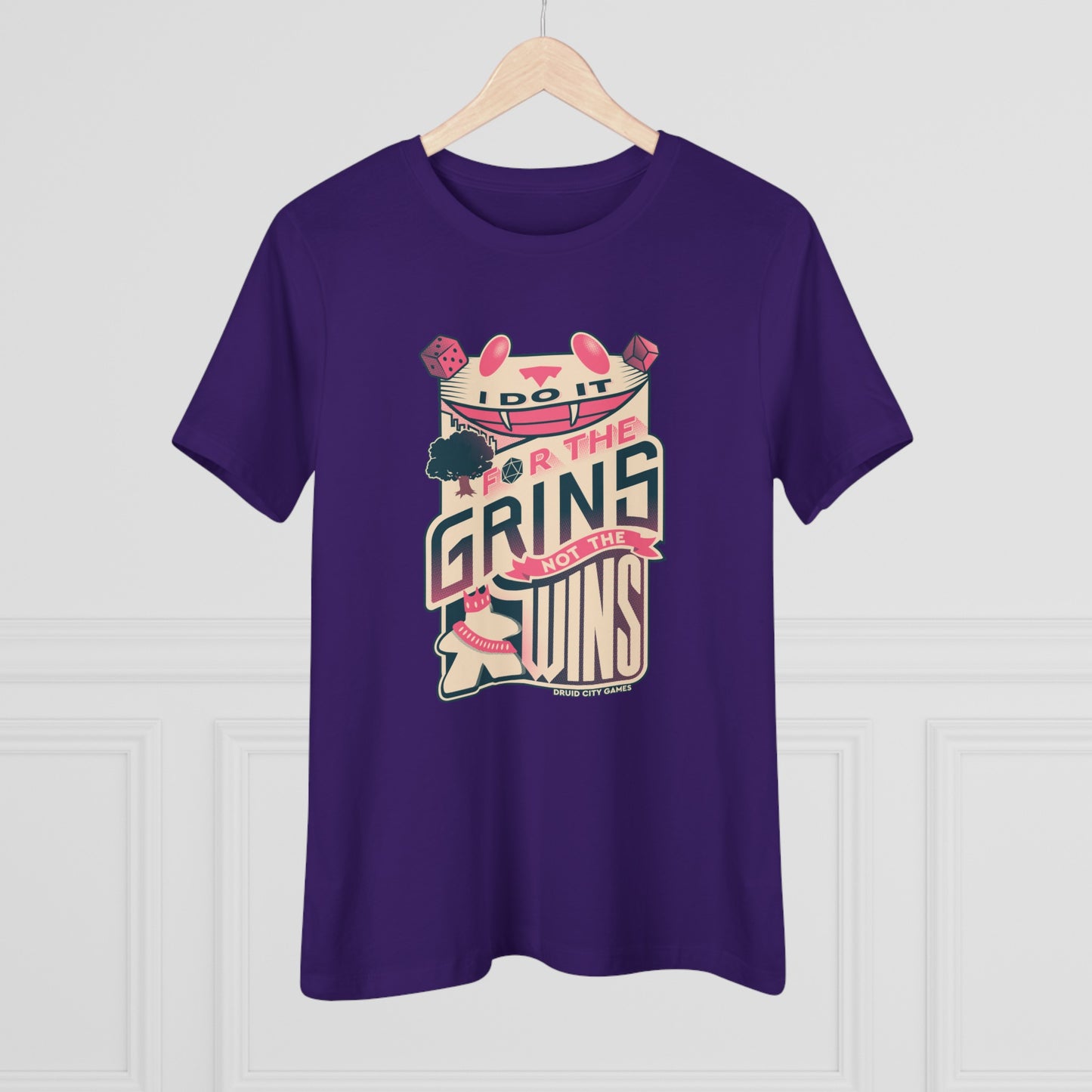 I do it for the Grins not the Wins - Women's Premium Fit