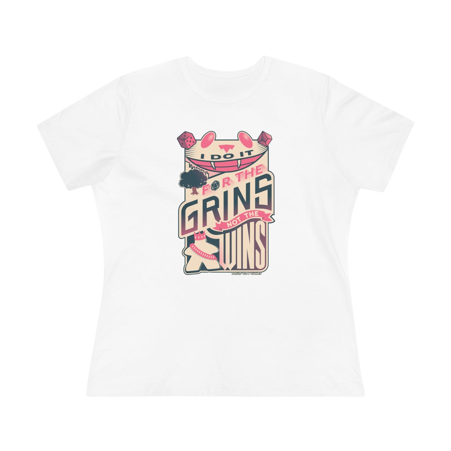 I do it for the Grins not the Wins - Women's Premium Fit