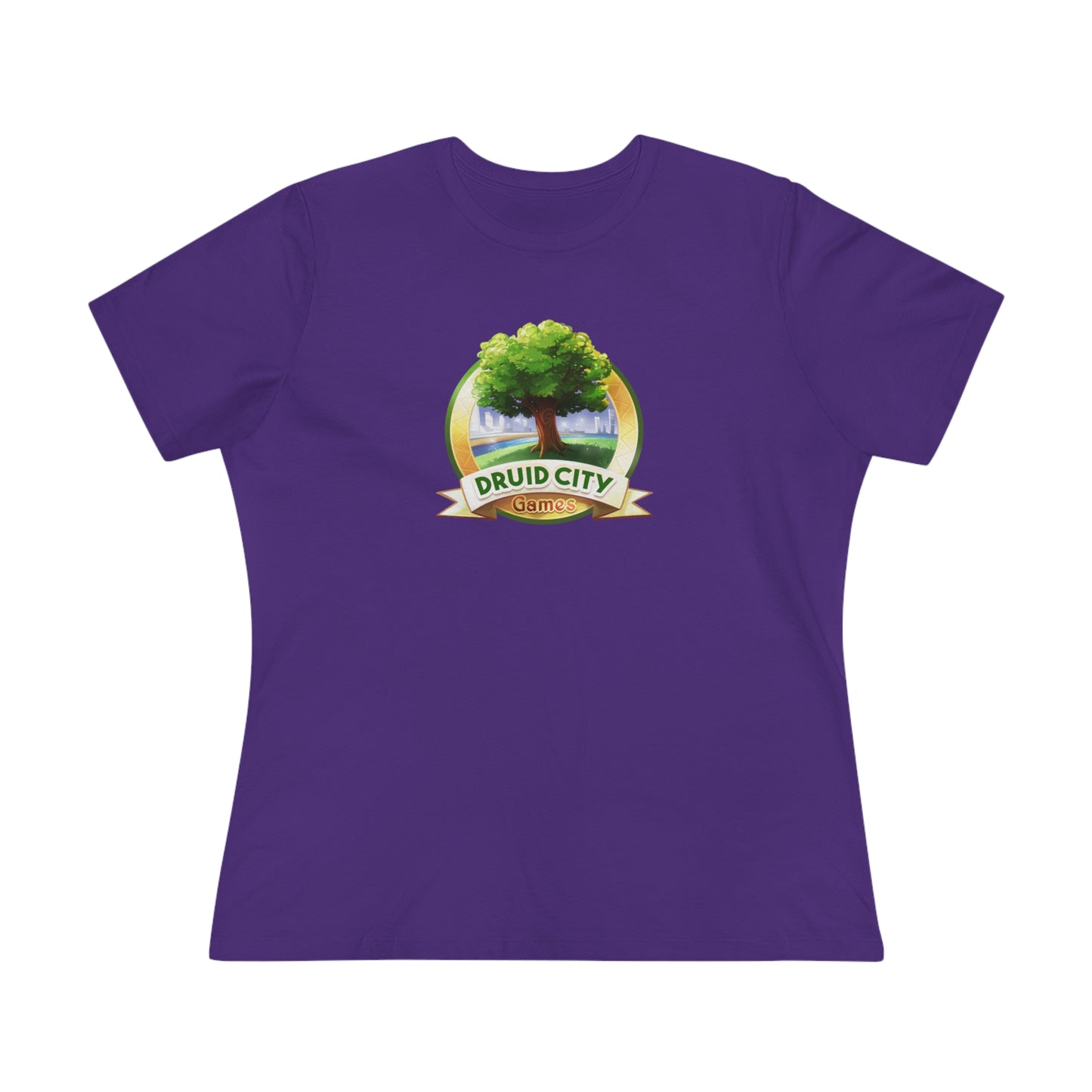 Women's Premium Tee - Bella Relaxed Fit - Druid City Logo
