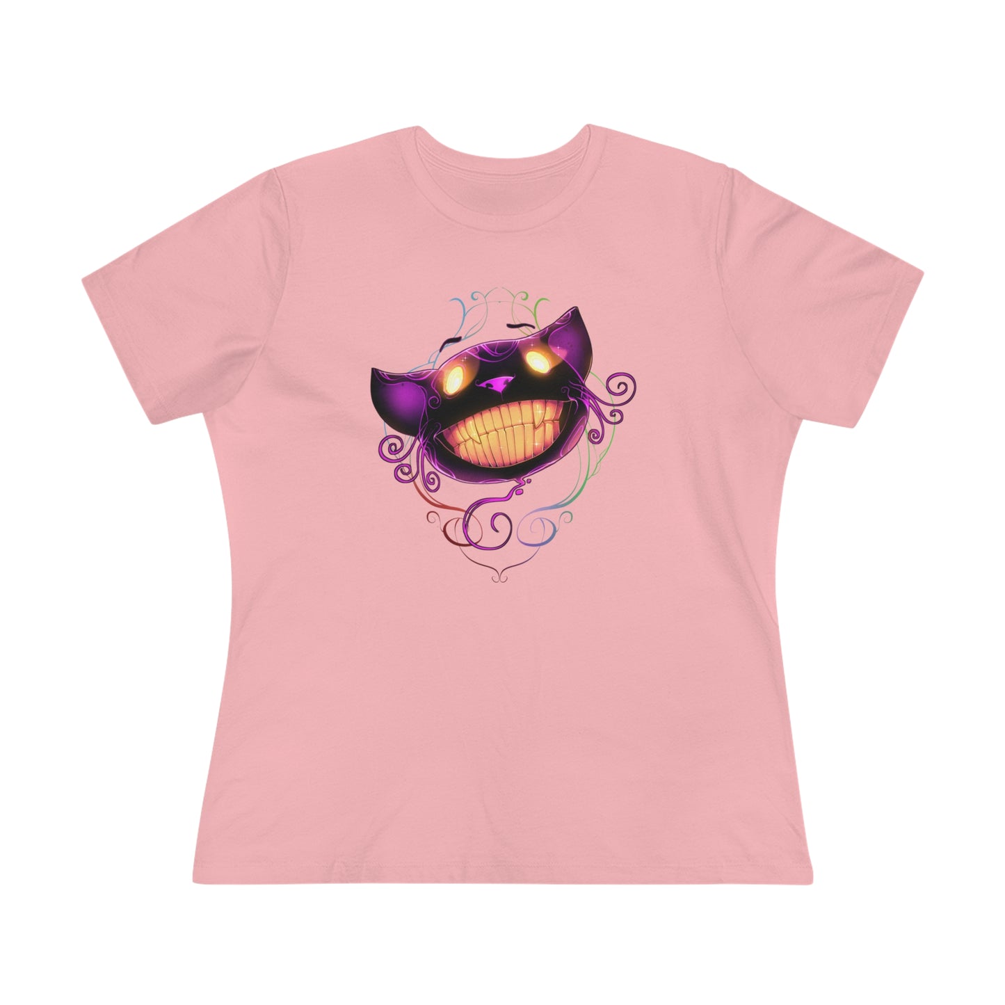 Women's Premium Tee - Bella Relaxed Fit - Cheshire Cat Wonderland's War