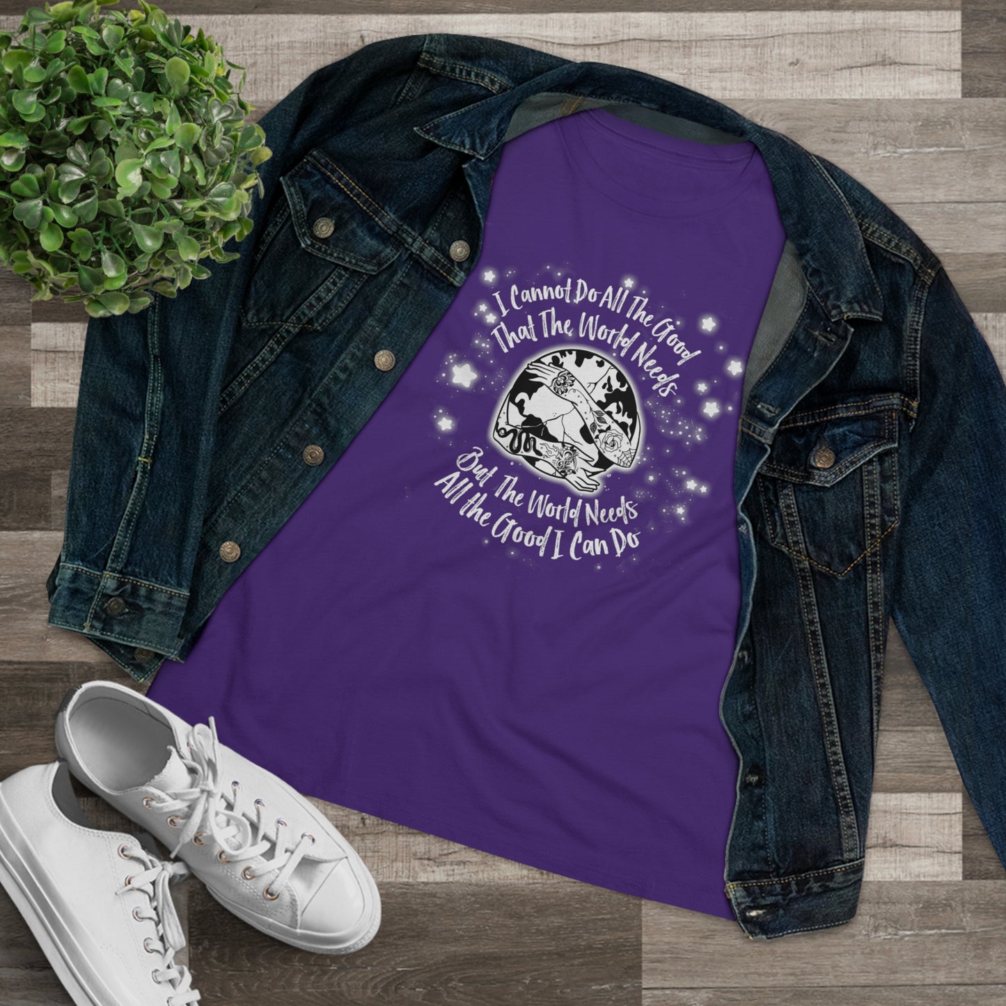 Women's Premium Tee - Bella Relaxed Fit - All the Good the World Needs