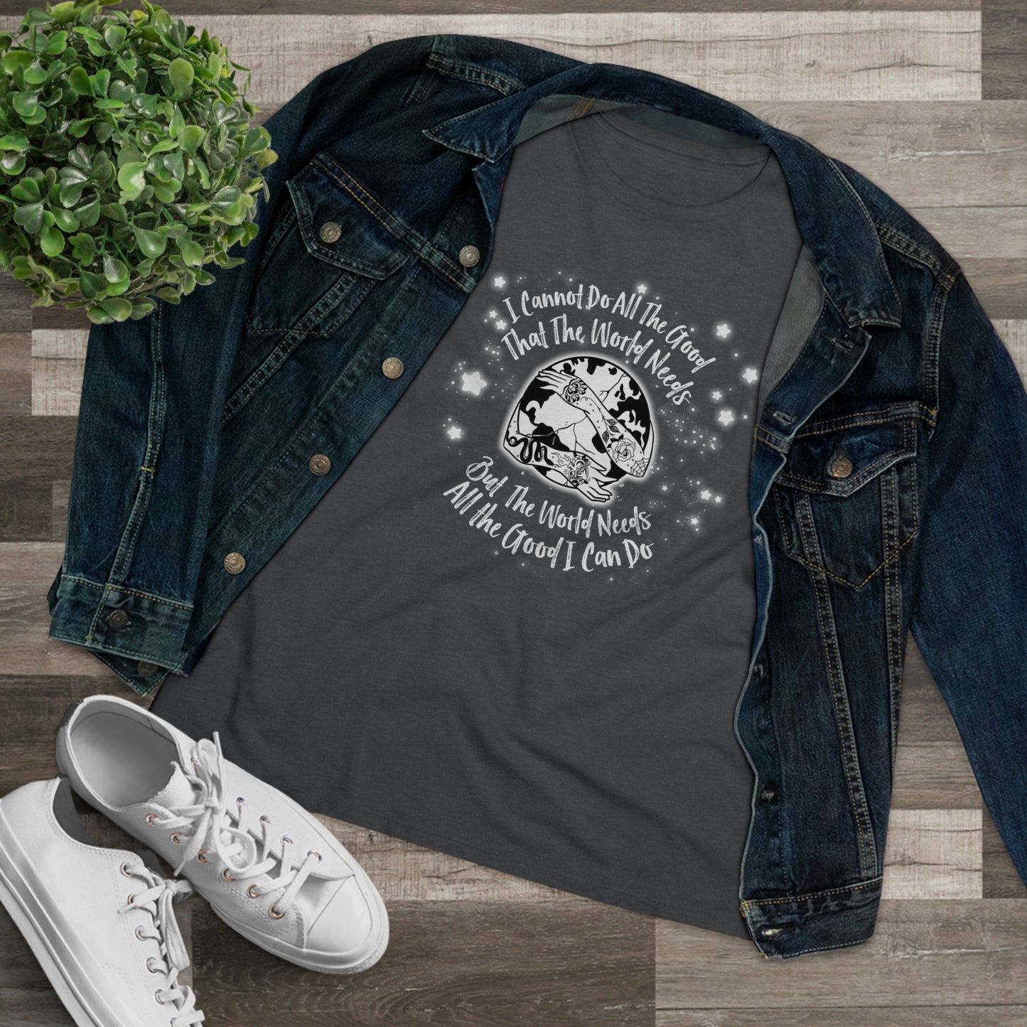 Women's Premium Tee - Bella Relaxed Fit - All the Good the World Needs