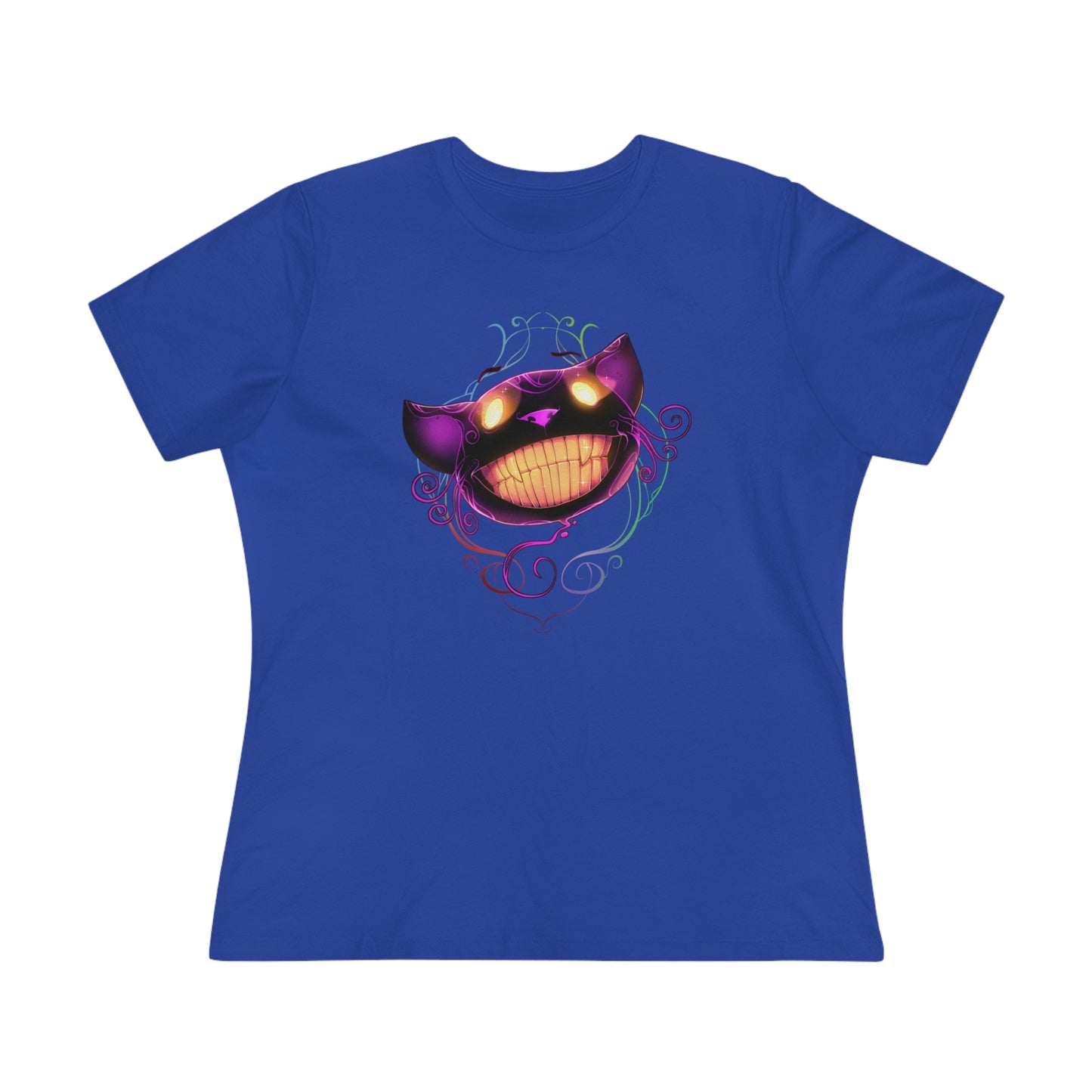 Women's Premium Tee - Bella Relaxed Fit - Cheshire Cat Wonderland's War