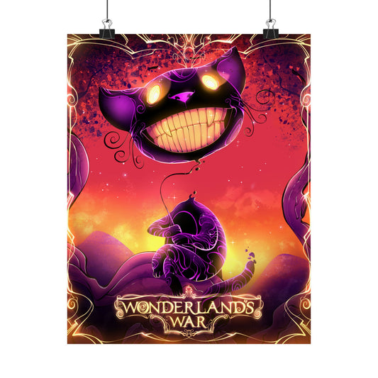 Wonderland's War Matte Vertical Poster